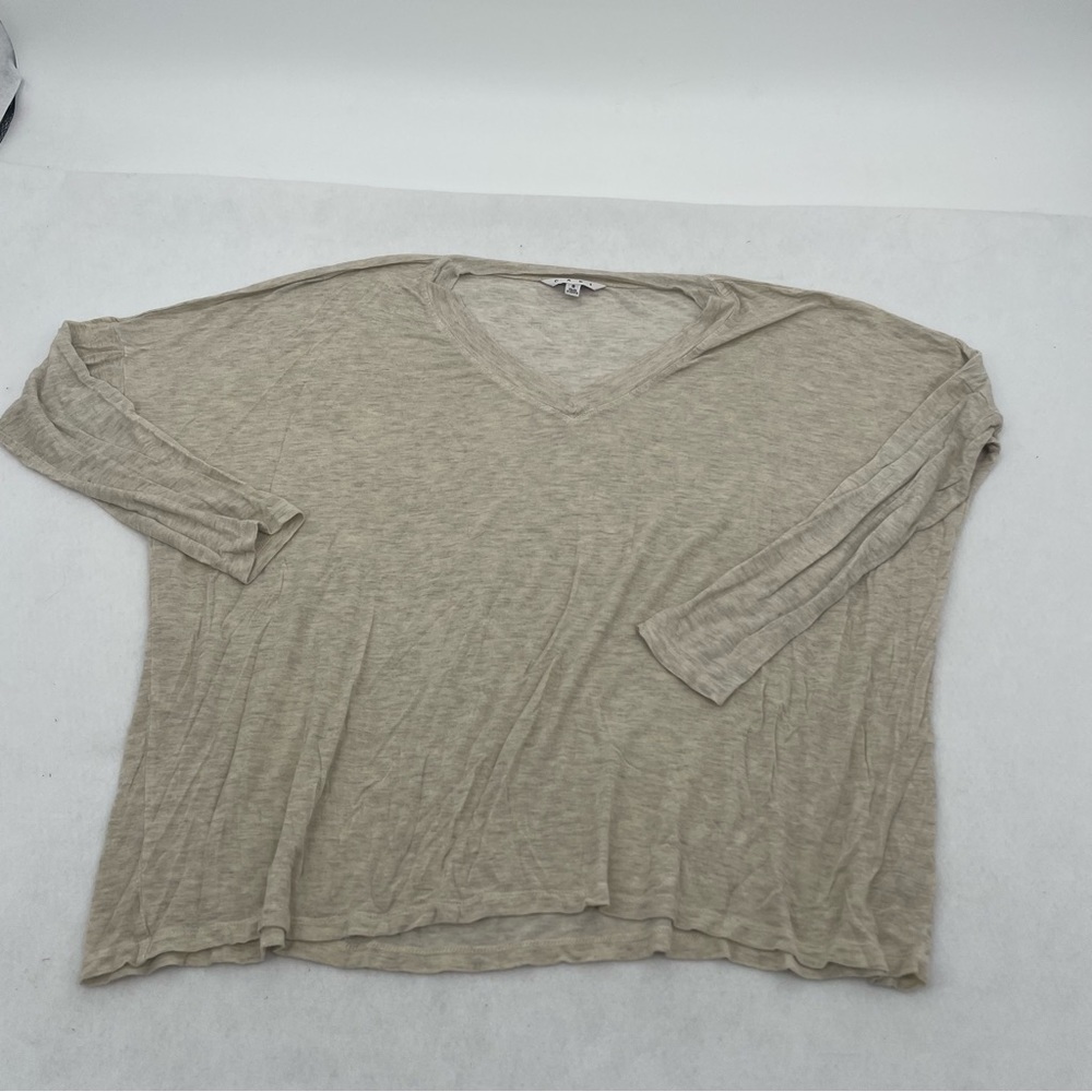 CABI Women’s Style# 655 Oversized type shirt size: Small Oatmeal Color - Picture 2 of 8